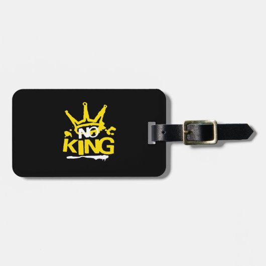 No King Vintage Style Gepäckanhänger (Vorderseite horizontal)
