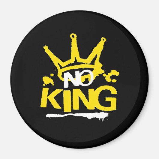 No King Vintage Style Magnet (Vorne)