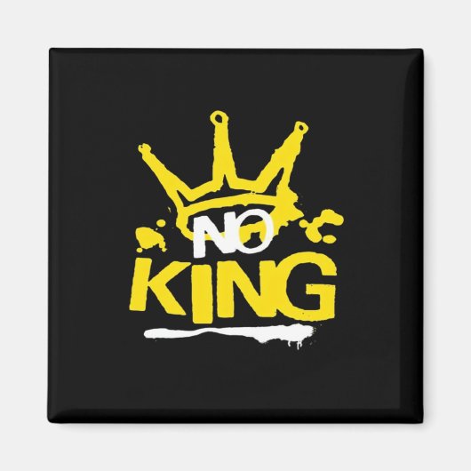 No King Vintage Style Magnet (Vorne)