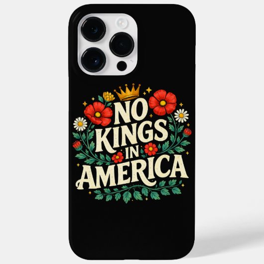 No Kings America Case-Mate iPhone Hülle (Rückseite)