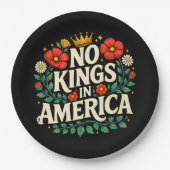 No Kings America Pappteller (Vorderseite)