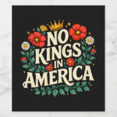No Kings America Weinetikett (Einzelnes Label)