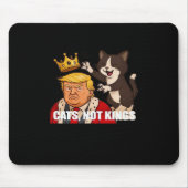 No Kings Anti Cats Funny Classic Style Mousepad (Vorne)