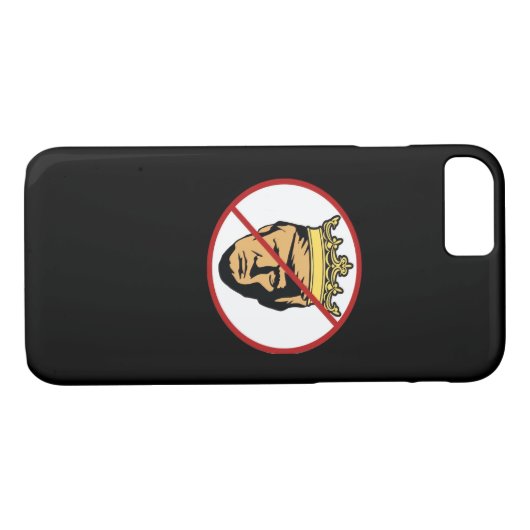 No Kings Anti Classic Creative Design Case-Mate iPhone Hülle (Rückseite (Horizontal))