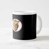 No Kings Anti Classic Creative Design Jumbo-Tasse (Vorderseite Rechts)