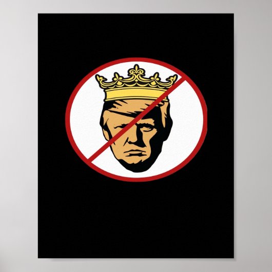 No Kings Anti Classic Creative Design Poster (Vorne)