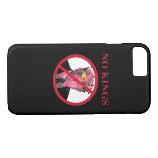 No Kings Anti Classic Creative Graphic Case-Mate iPhone Hülle (Rückseite (Horizontal))
