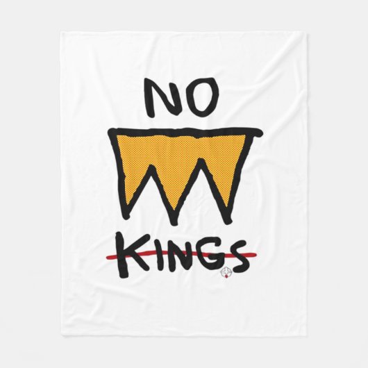 No Kings Anti Classic Fleecedecke (Vorderseite)