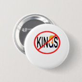 No Kings Anti Classic Minimal Clean Button (Vorne & Hinten)