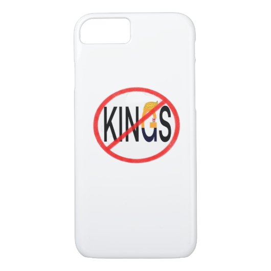 No Kings Anti Classic Minimal Clean Case-Mate iPhone Hülle (Rückseite)
