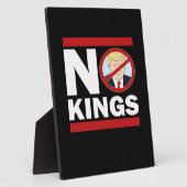No Kings Anti Classic Minimal Clean Fotoplatte (Seite)