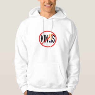 No Kings Anti Classic Minimal Clean Hoodie