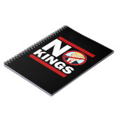 No Kings Anti Classic Minimal Clean Notizblock (Linke Seite)