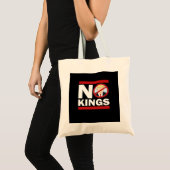 No Kings Anti Classic Minimal Clean Tragetasche (Vorderseite (Produkt))