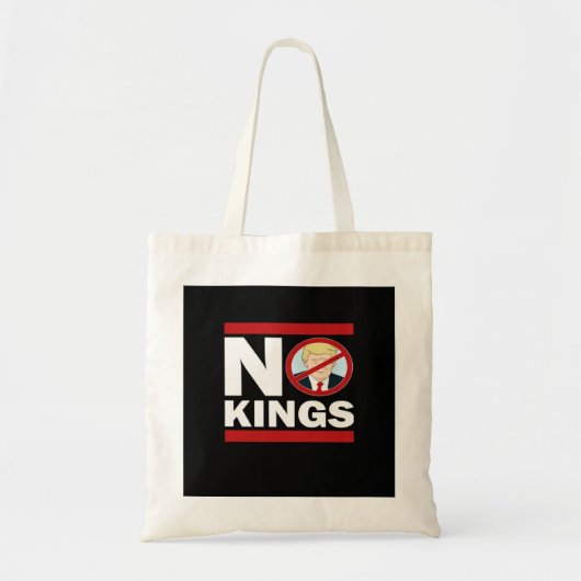 No Kings Anti Classic Minimal Clean Tragetasche (Vorne)