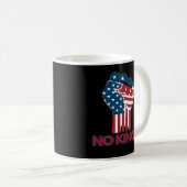 No Kings Anti Classic Retro Stil Kaffeetasse (VorderseiteRechts)