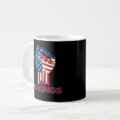 No Kings Anti Classic Retro Stil Kaffeetasse (Vorderseite Links)