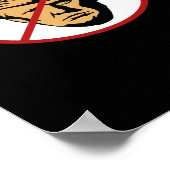 No Kings Anti Creative Classic Design Poster (Ecke)