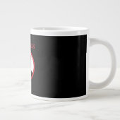 No Kings Anti Creative Graphic Style Jumbo-Tasse (Rechts)