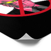 No Kings Anti Creative Graphic Style Poster (Ecke)