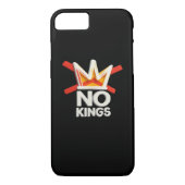 No Kings Anti Minimal Clean Design Case-Mate iPhone Hülle (Rückseite)