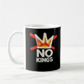 No Kings Anti Minimal Clean Design Kaffeetasse (Links)
