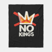No Kings Anti Minimal Clean Fleecedecke (Vorderseite)