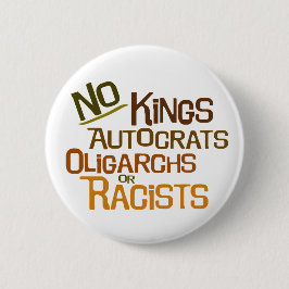 No Kings — Braune Version Button