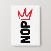 No Kings Button (Vorderseite)