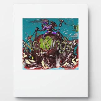 No Kings Classic Modern Minimal Style Fotoplatte