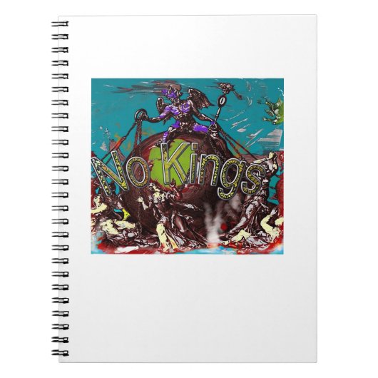 No Kings Classic Modern Minimal Style Notizblock (Vorderseite)