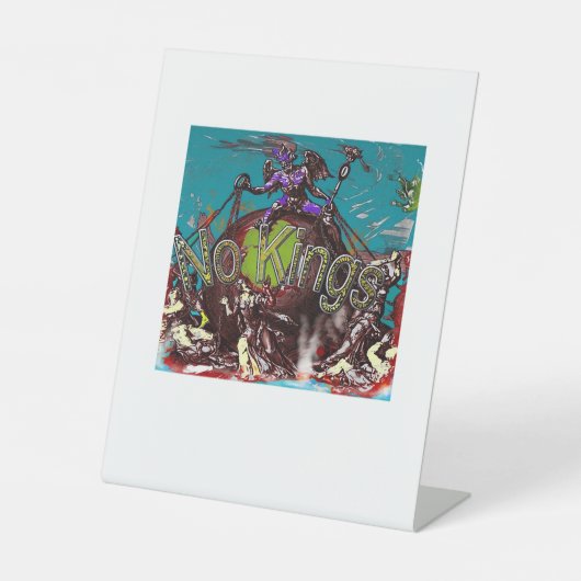 No Kings Classic Modern Minimal Style Sockelschild (Vorderseite)