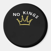 No Kings Classic Retro Cool Style Magnet (Vorne)