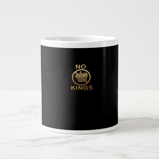 No Kings Creative Stil Jumbo-Tasse (Vorderseite)
