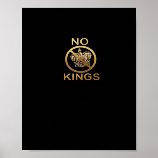 No Kings Creative Stil Poster (Vorne)
