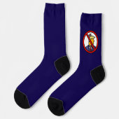 NO KINGS Crew Socks Socken (Linkes Detail)