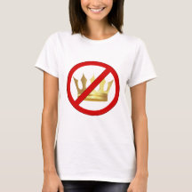 No Kings Damen Grafik T-Shirt
