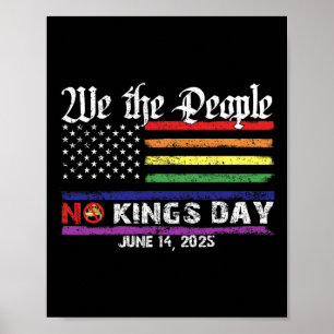 No Kings Day 14. Protest T-Shirt 2025 No Kings I Poster