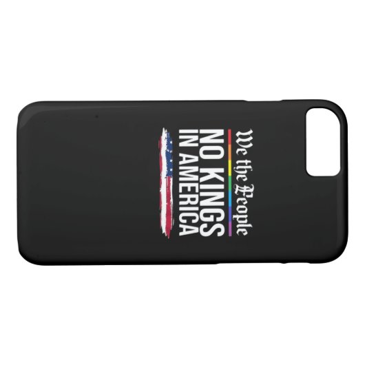 No Kings Day Classic Patriotic Style Case-Mate iPhone Hülle (Rückseite (Horizontal))