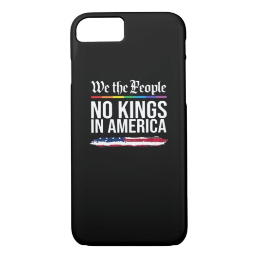 No Kings Day Classic Patriotic Style Case-Mate iPhone Hülle (Rückseite)
