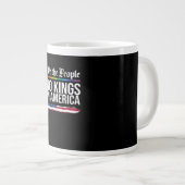 No Kings Day Classic Patriotic Style Jumbo-Tasse (Vorderseite Rechts)
