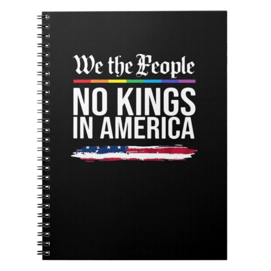 No Kings Day Classic Patriotic Style Notizblock (Vorderseite)