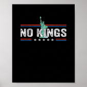 No Kings Day Retro Classic Design Poster (Vorne)
