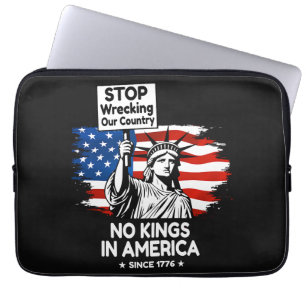 No Kings Day – Stoppt die Zerstörung unseres Lande Laptopschutzhülle