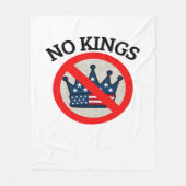 No Kings Essential Creative Style Fleecedecke (Vorderseite)