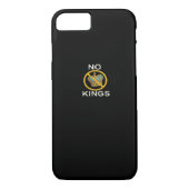 No Kings Funny Design Case-Mate iPhone Hülle (Rückseite)