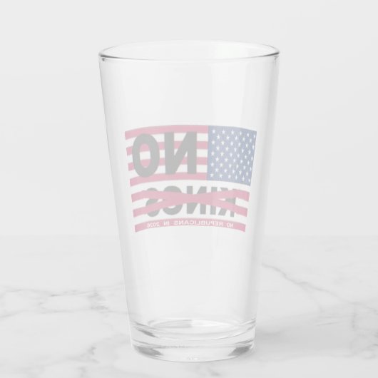 NO KINGS GLAS (Rückseite)