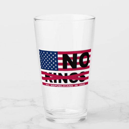 NO KINGS GLAS (Vorderseite)