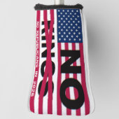 "NO kings" Golf Head Cover Headcover (Rotieren 90)