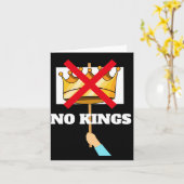 No Kings Greeting Card Karte (Gelbe Blume)
